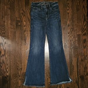 American Eagle Outfitters Blue Flare Jeans